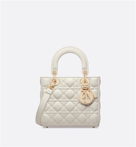 grained calfskin small lady dior|Small Lady Dior Bag Latte Grained Cannage Calfskin .